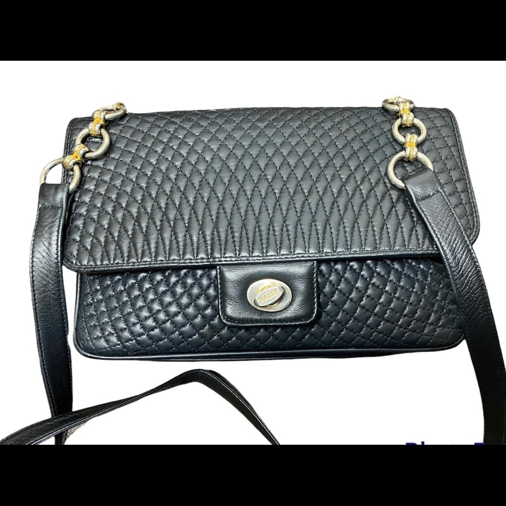 Quilted Bally crossbody bag